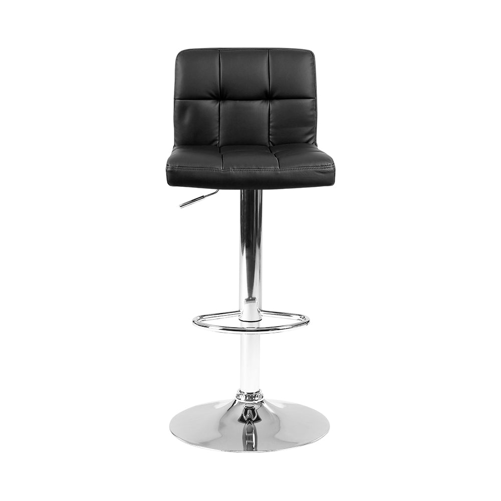 PU Leather Swivel Bar Stools, Height Adjustable - Artiss