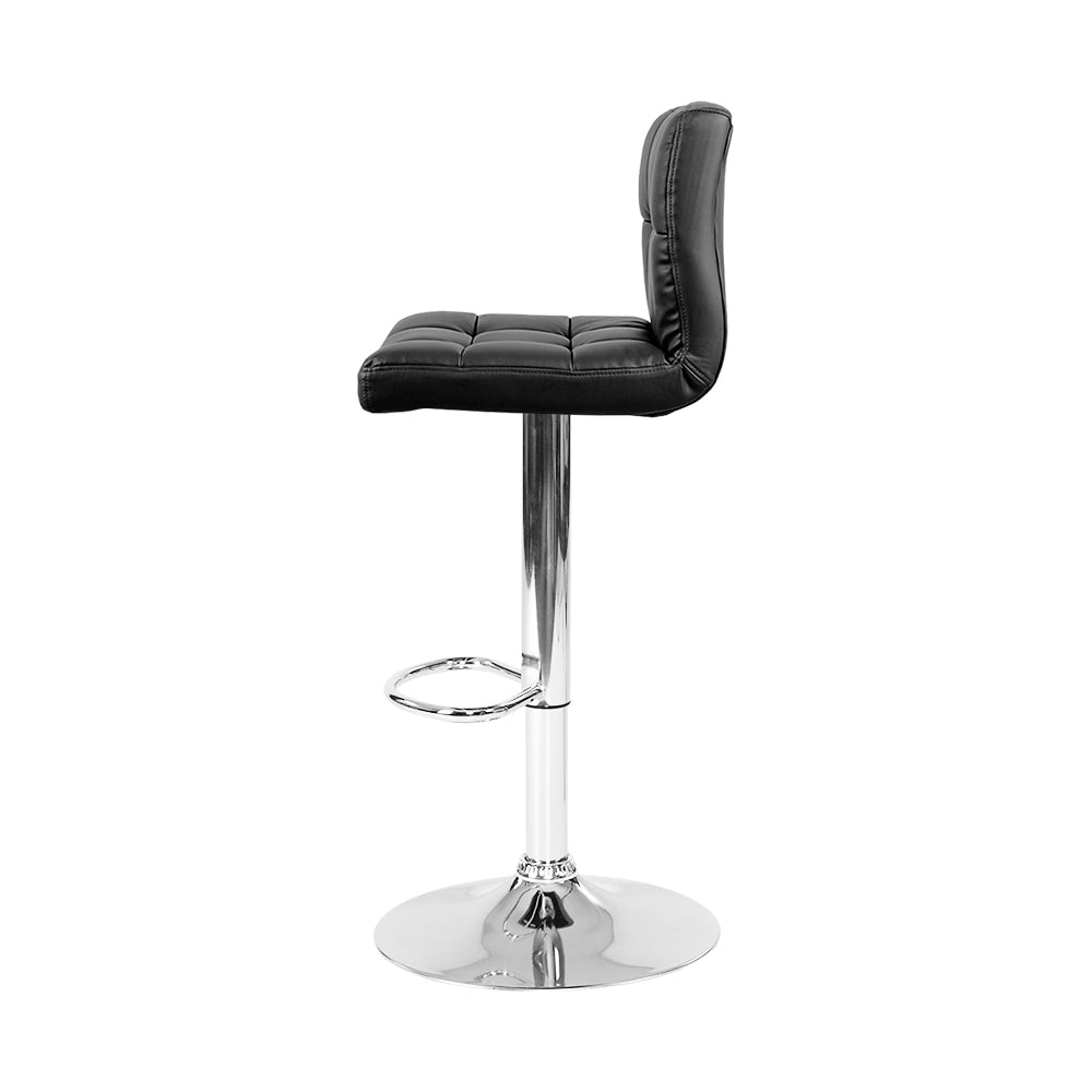 PU Leather Swivel Bar Stools, Height Adjustable - Artiss