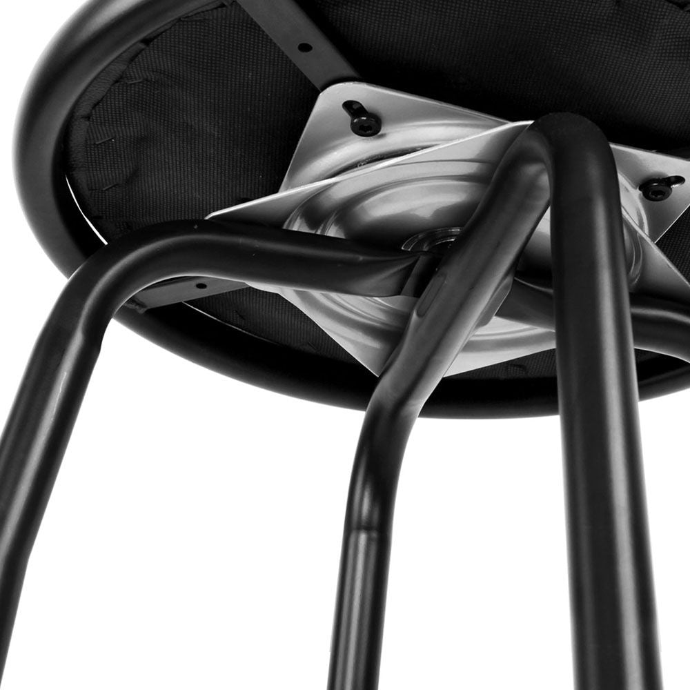Artiss 2 Swivel Bar Stools PU Leather Padded Metal