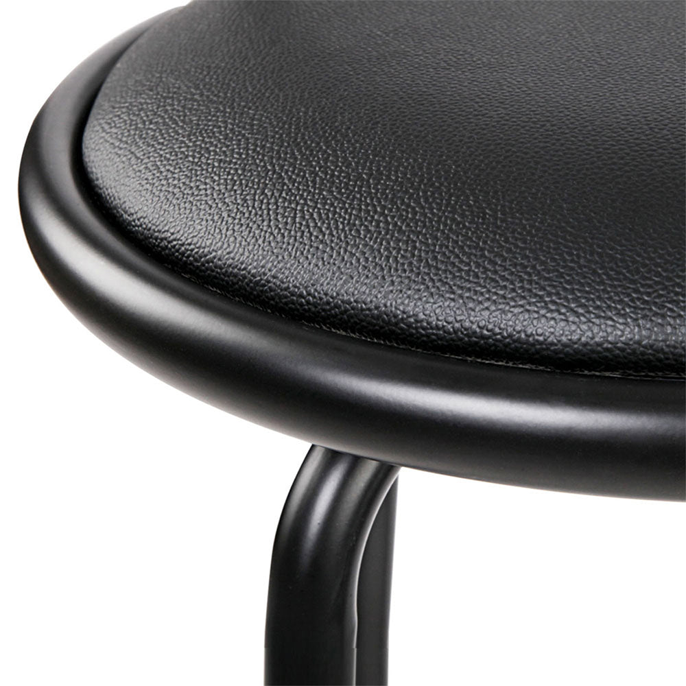 Artiss Swivel Bar Stools Leather Padded Black Set of 2