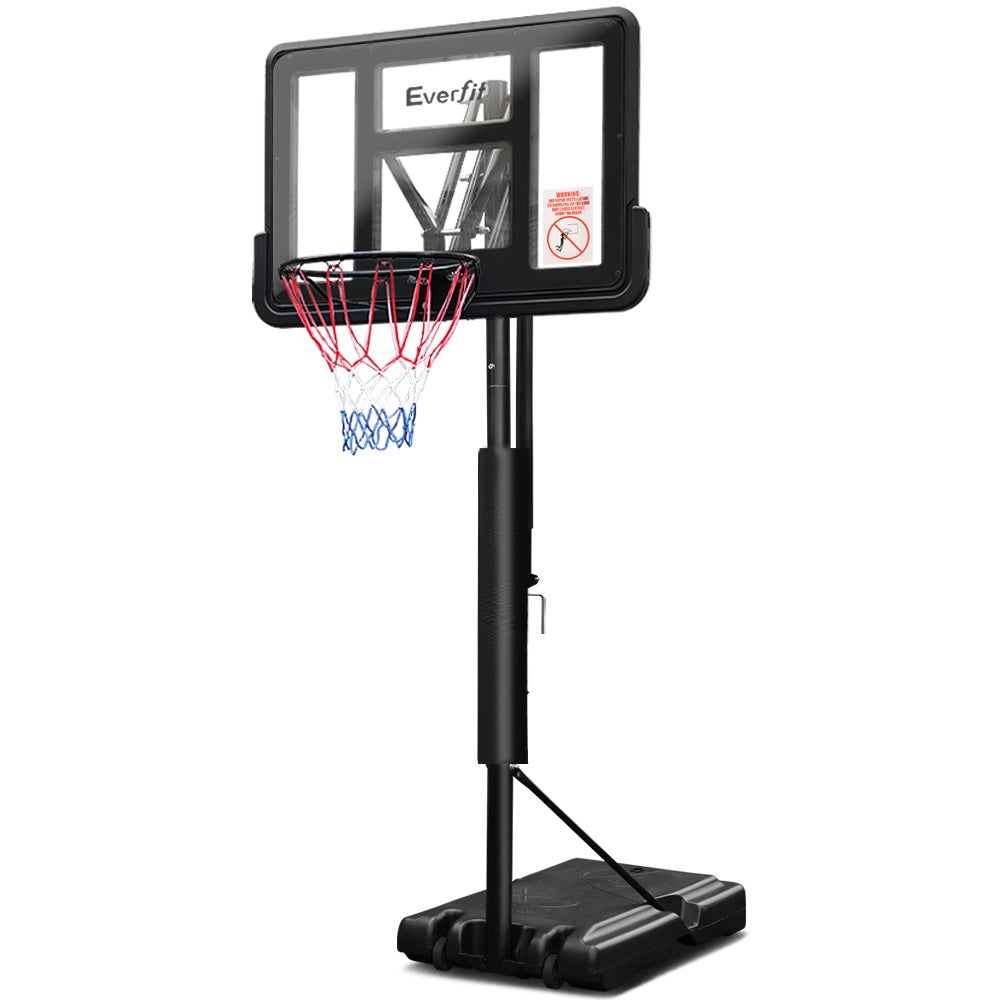 Everfit 3.05M Adjustable Basketball Hoop Stand Portable Pro Black