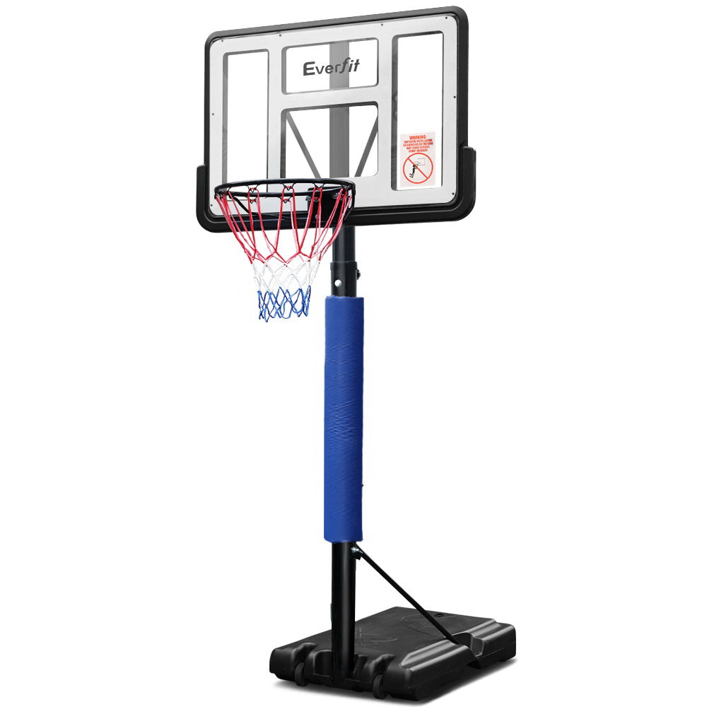 Everfit 3.05M Basketball Hoop Stand Adjustable Portable Pro Blue