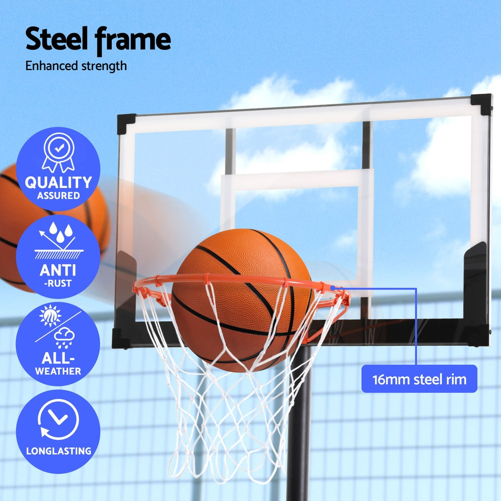 Everfit 3.05M Portable Basketball Hoop Stand Adjustable Height