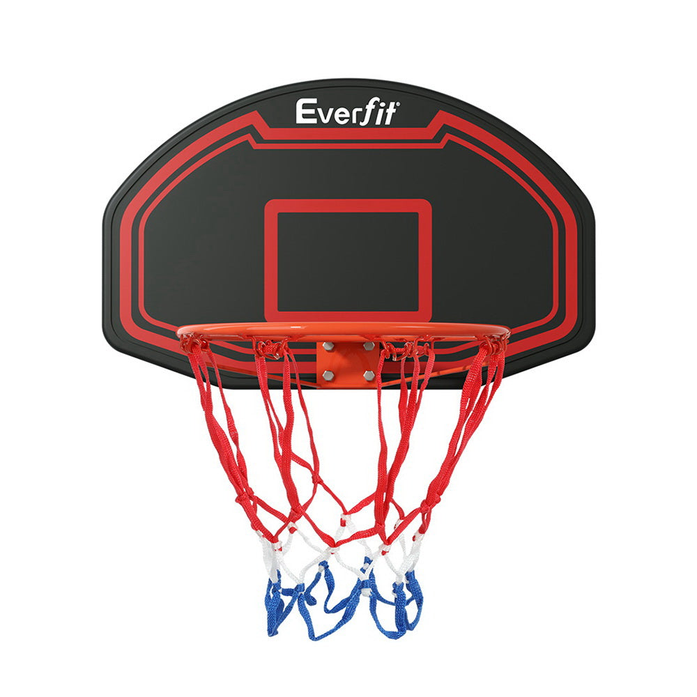 Everfit 38" Basketball Hoop Door Wall Mounted Kids Black
