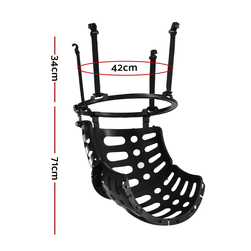 Everfit Basketball Hoop 360° Ball Return System Black