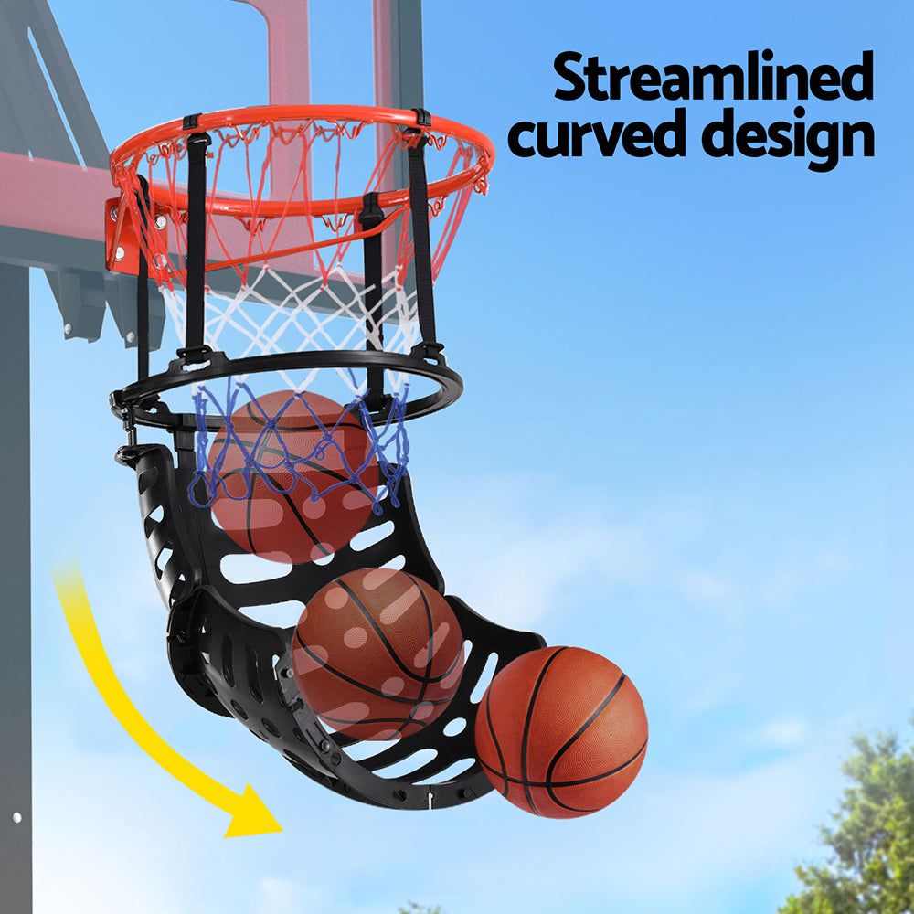 Everfit Basketball Hoop 360° Ball Return System Black