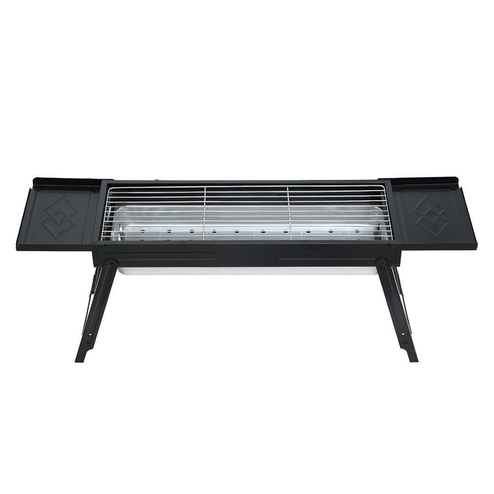 Grillz Portable Charcoal BBQ Grill Smoker Foldable Camping Outdoor