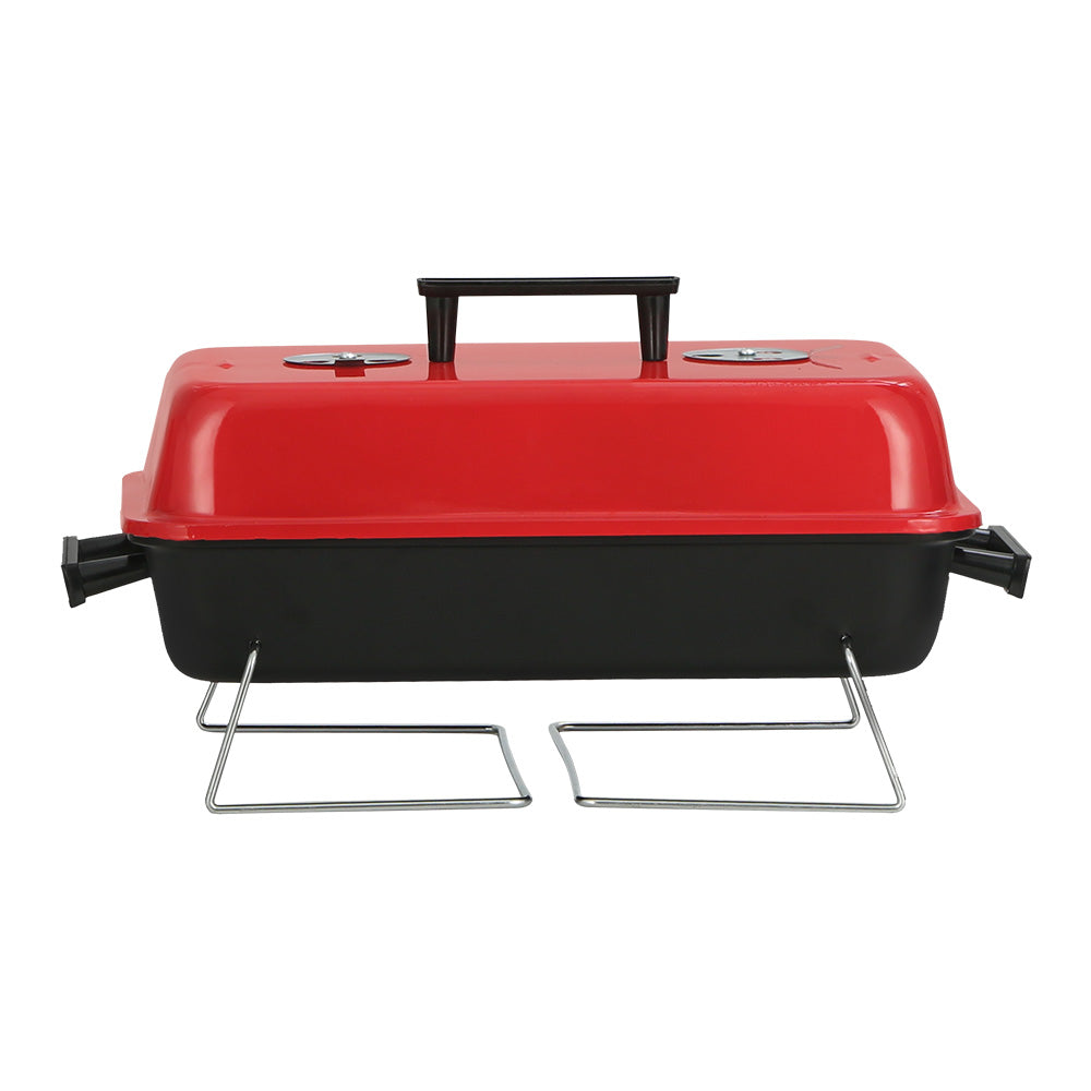 Grillz Portable Charcoal BBQ Smoker Camping Outdoor Grill