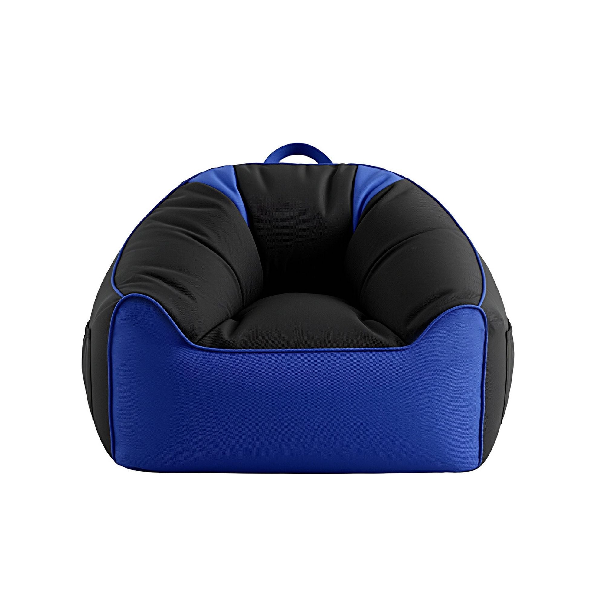 Artiss Gaming Bean Bag Chair Cover No Filler for Adults Teens Kids Splash-Proof Floor Gaming Chair Cover with Side Pockets, Headphone Hanger, Cup Holder, Bean Bag Cover Only