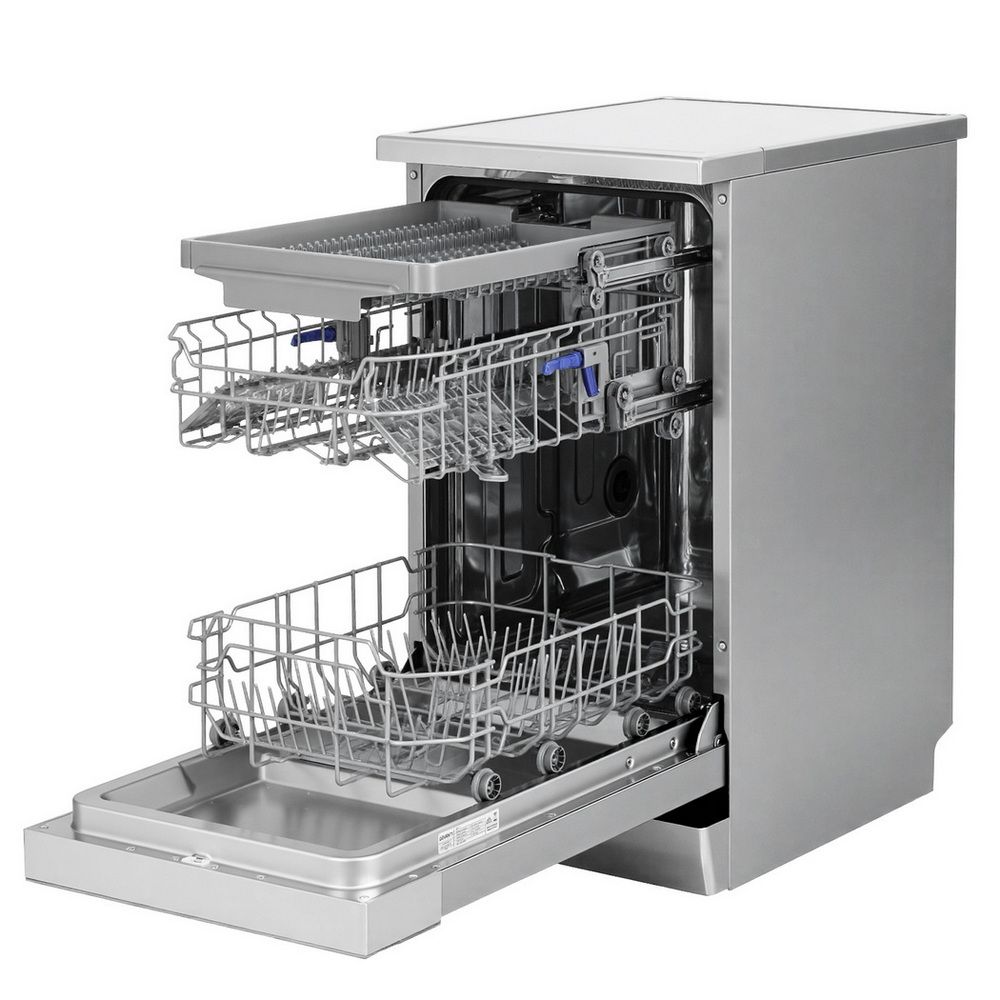 BDW-10-FS36E-SS 10 Place Settings Freestanding Dishwasher Silver