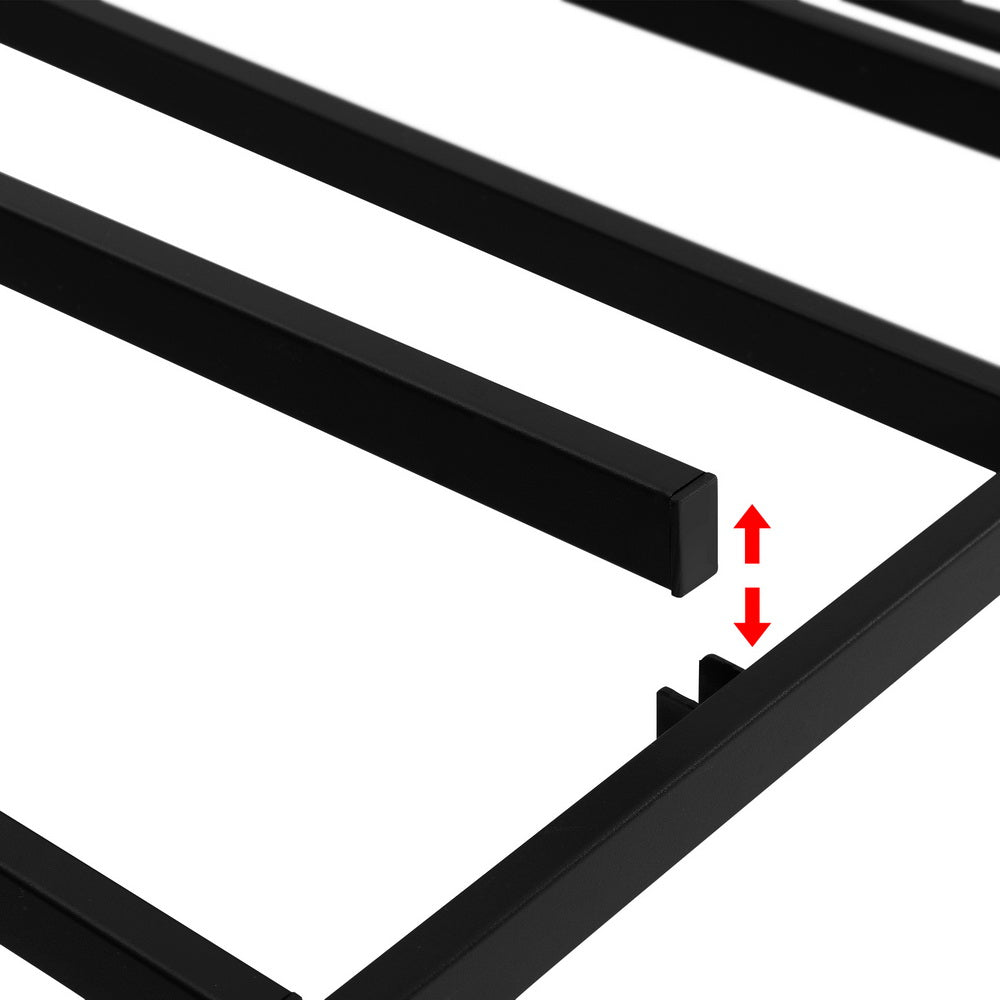 MASON King Metal Bed Frame Grey