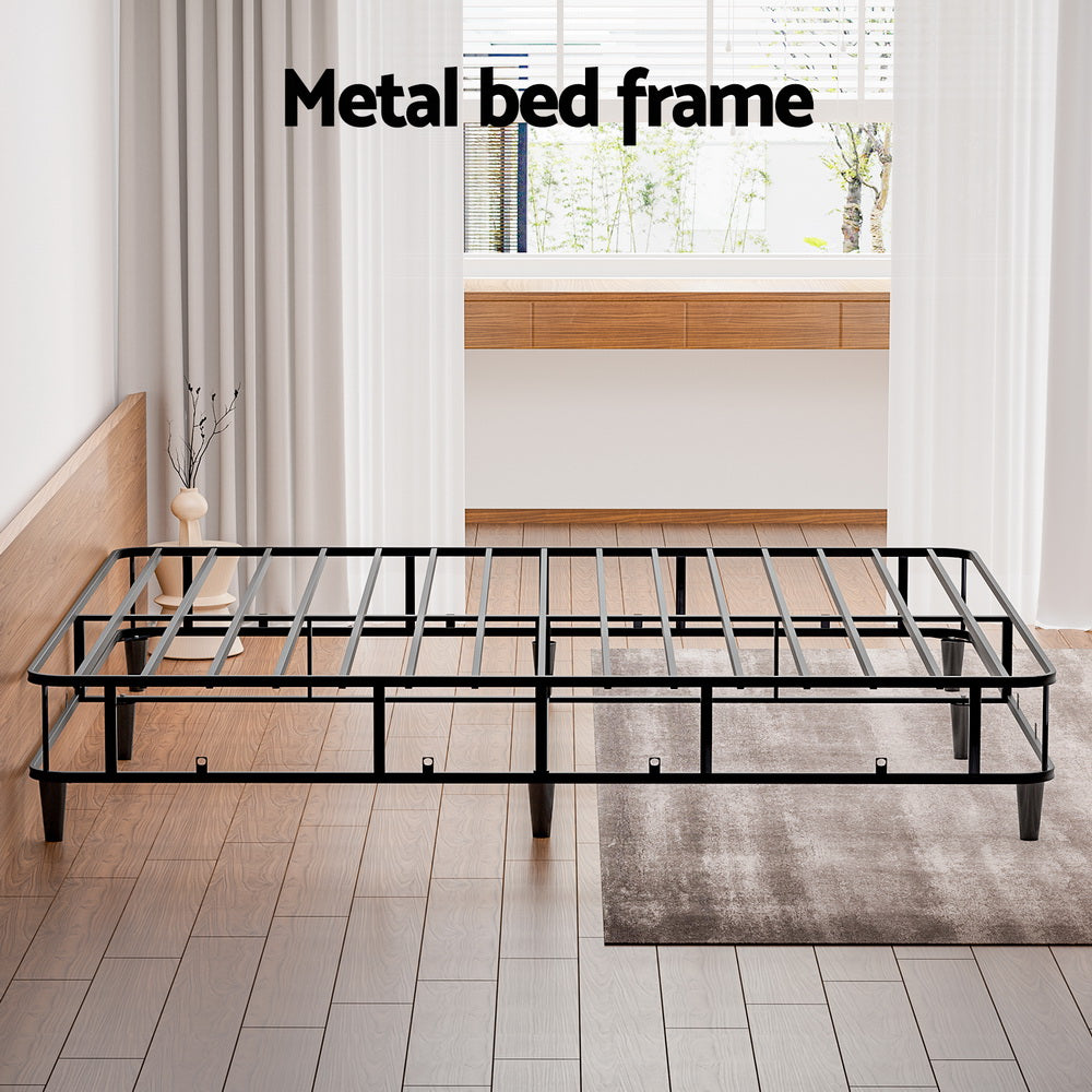 MASON King Metal Bed Frame Grey