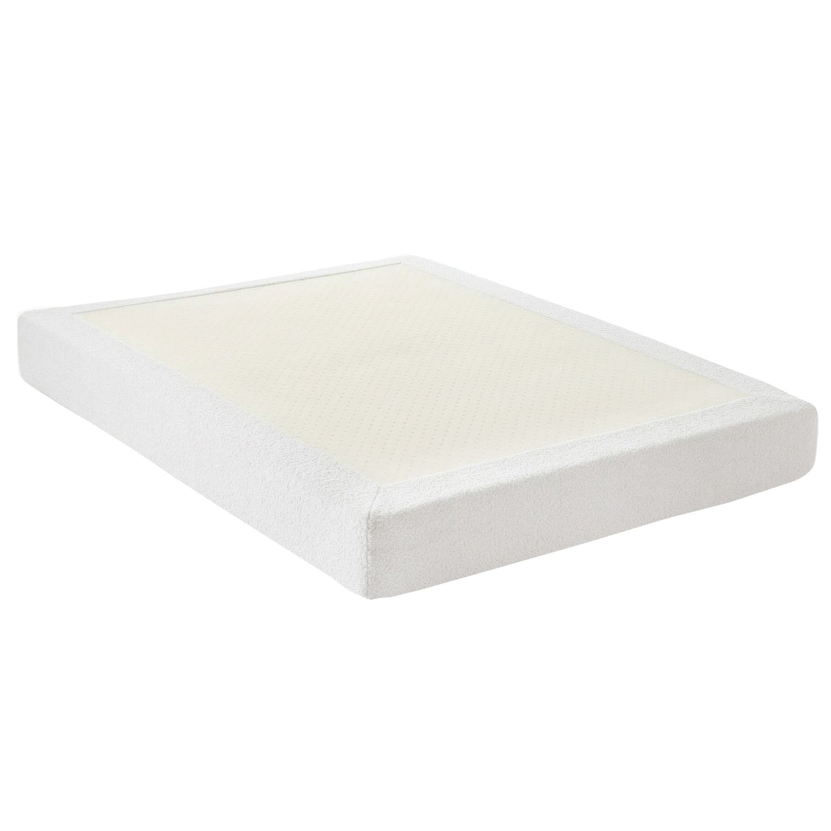 Artiss Queen Compression Bed Frame No Assembly Boucle Cream White