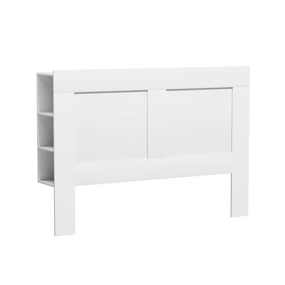 CABI Queen Headboard with Shelves White