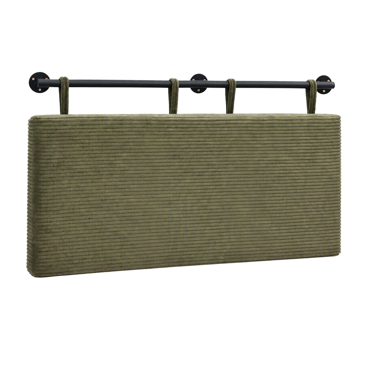 Artiss Wall Mounted Headboard King Single Corduroy Upholstered Hanging Bed Head