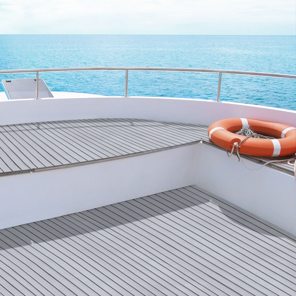 Seamanship 240x90cm EVA Foam Boat Flooring Mat Light Grey