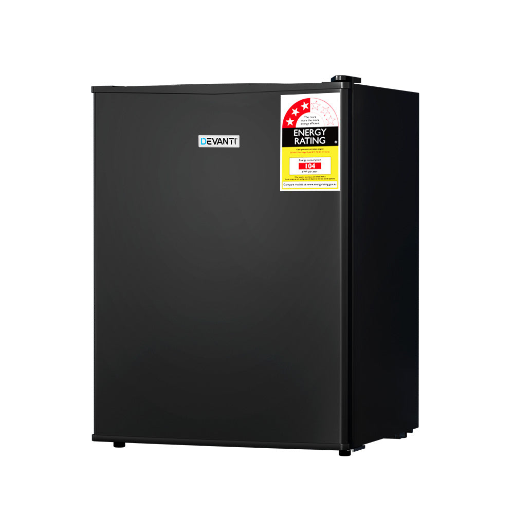 Devanti 70L Bar Fridge Portable Black