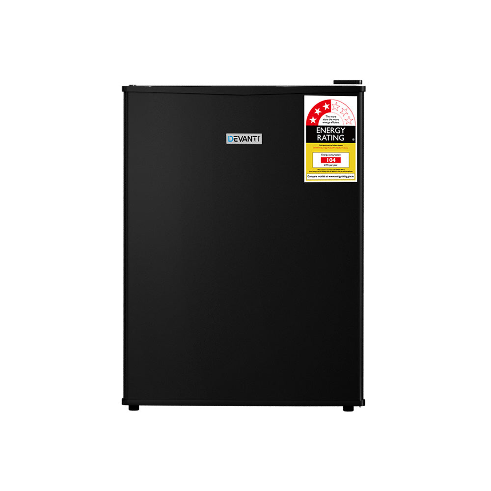 Devanti 70L Bar Fridge Portable Black