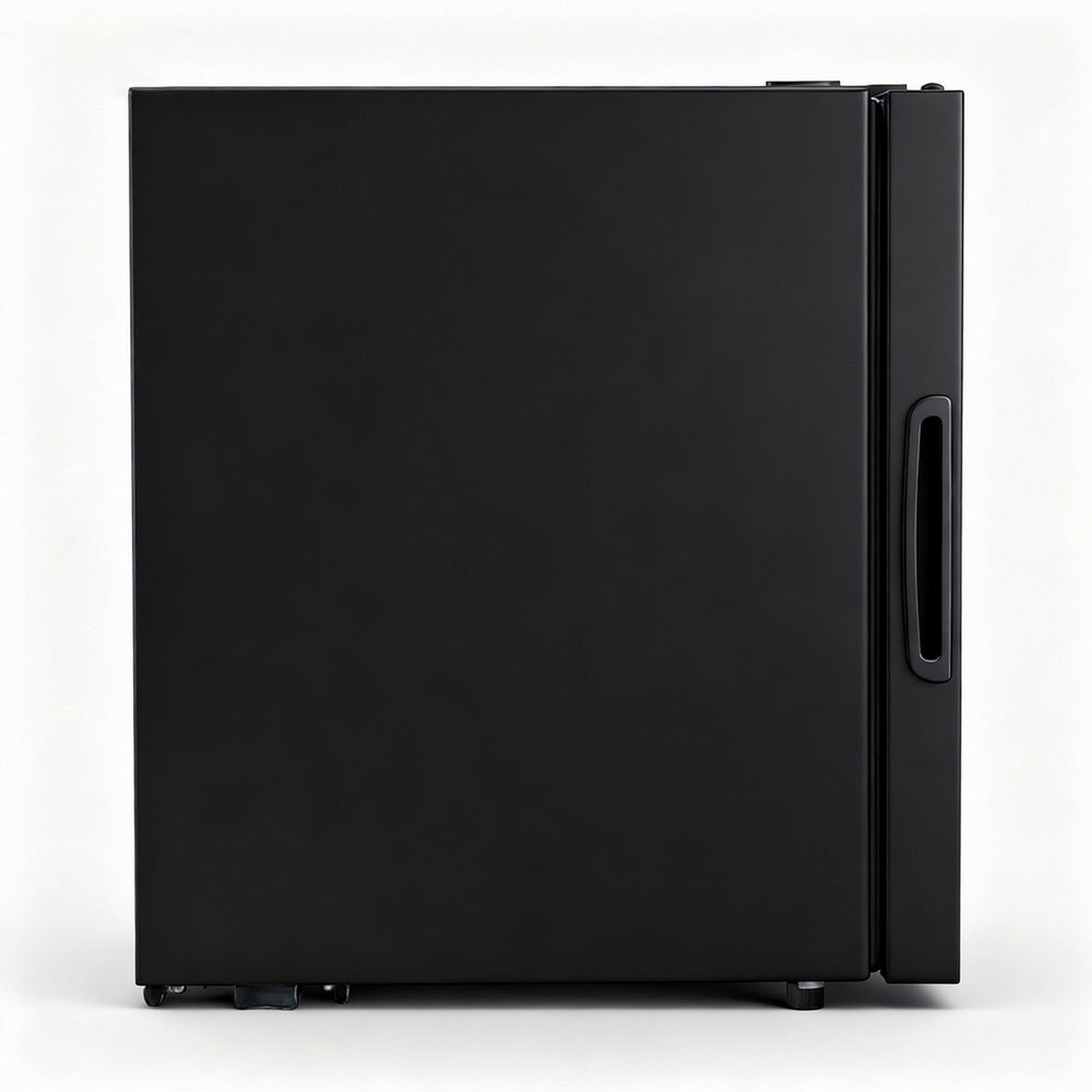 Devanti 40L Bar Fridge Glass Door Countertop Cooler Black