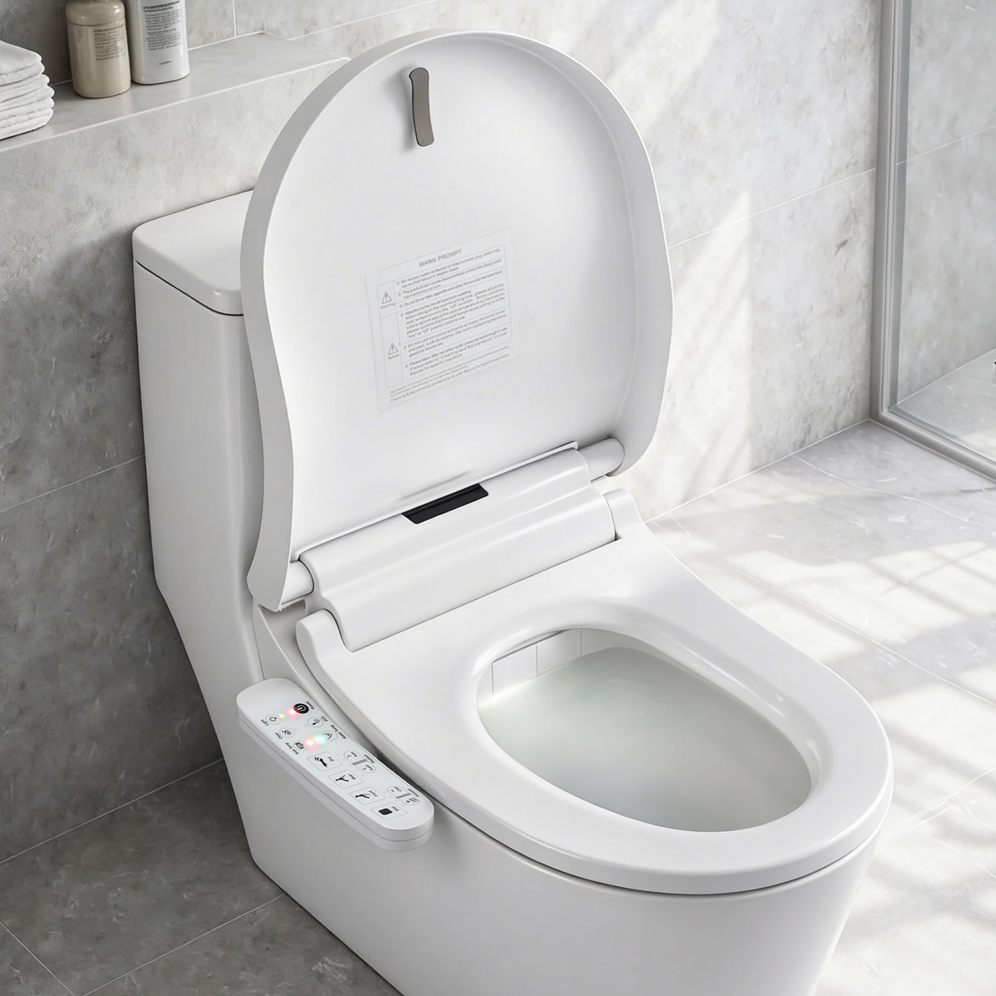 Cefito Smart Electric Bidet Toilet Seat Cover D-Shape SIAA Material Certified
