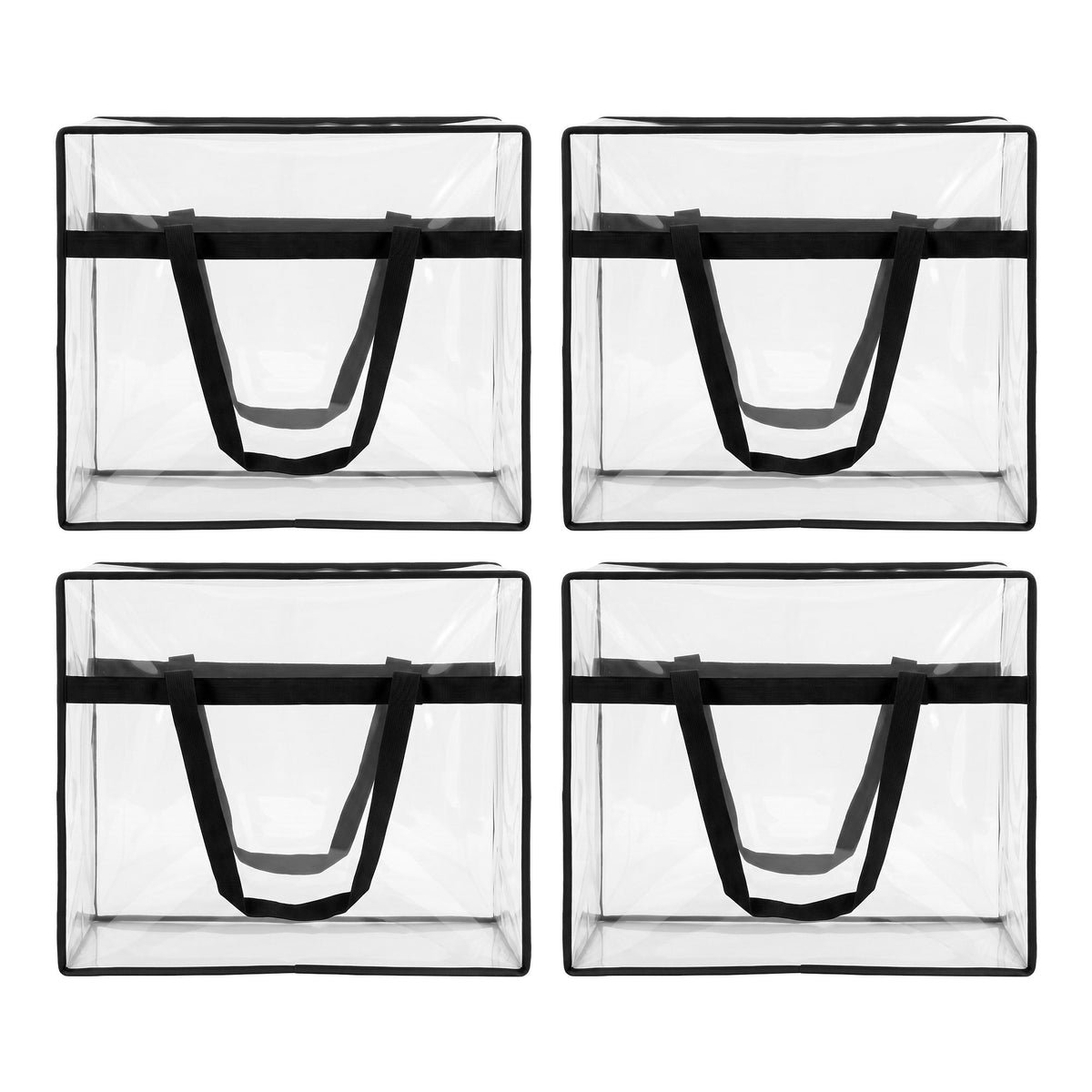 Artiss Blanket Storage Bags 4Pcs 40L PVC Box Clothes Doona Moving Organiser