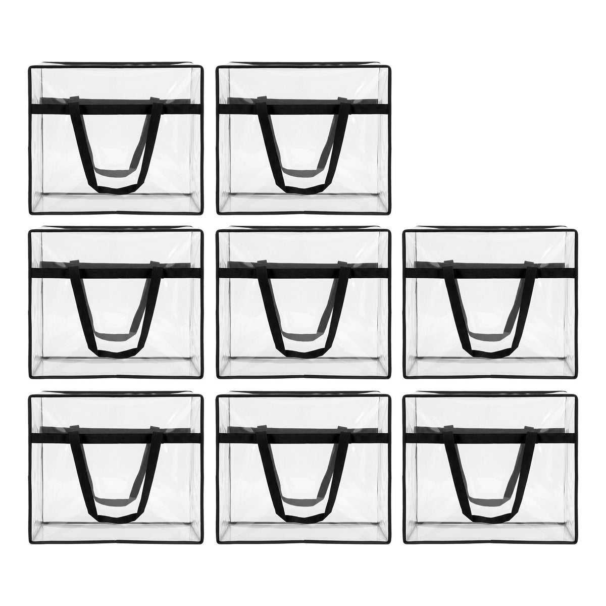 Artiss Blanket Storage Bags 8Pcs 40L PVC Box Clothes Doona Moving Organiser