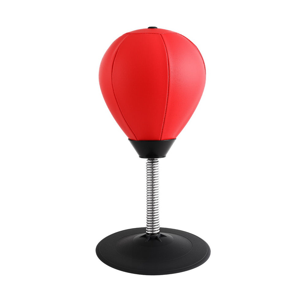 Everfit Desktop Punching Bag Set Red/Black with Pump