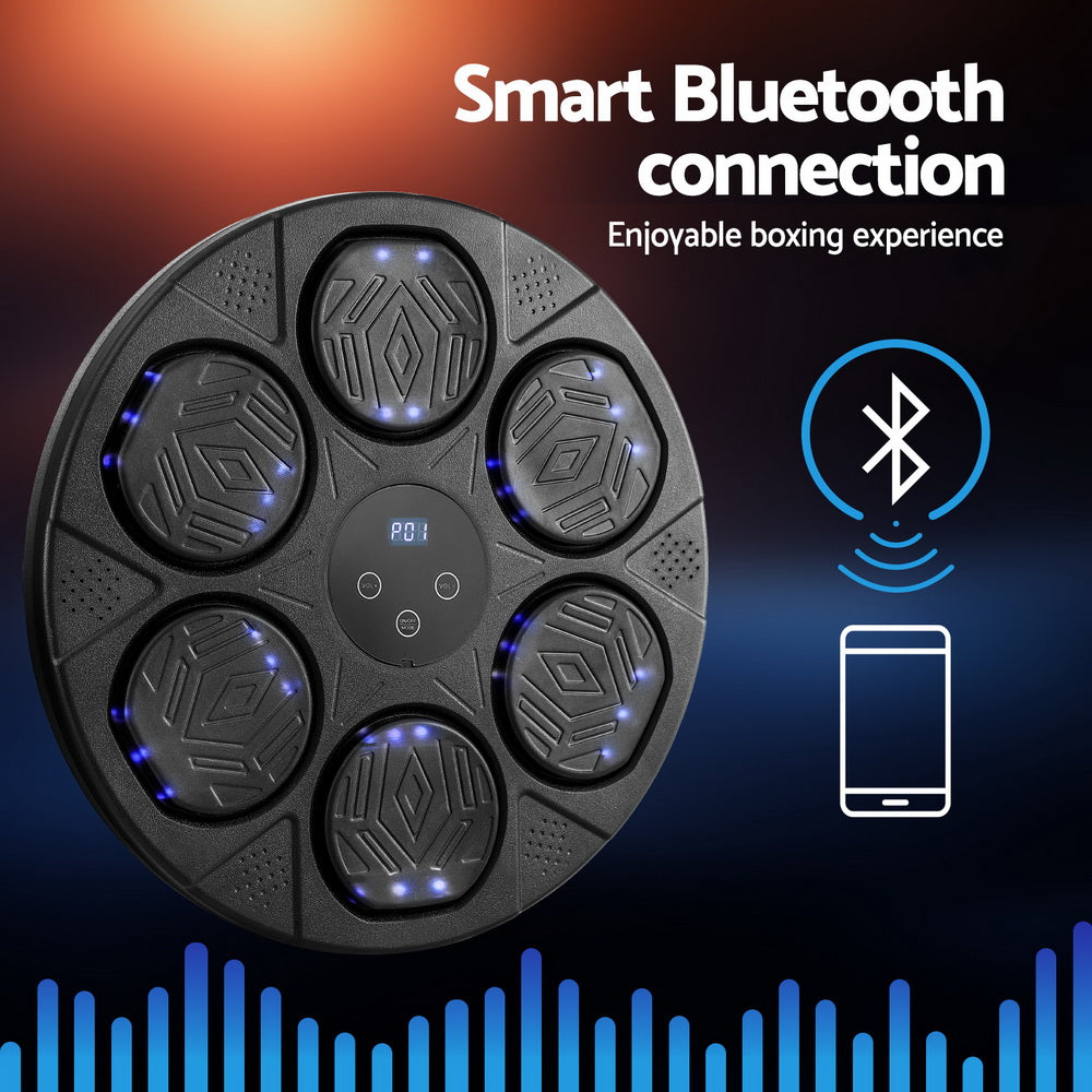Everfit Wall-Mounted Bluetooth Boxing Machine LED Display Gloves