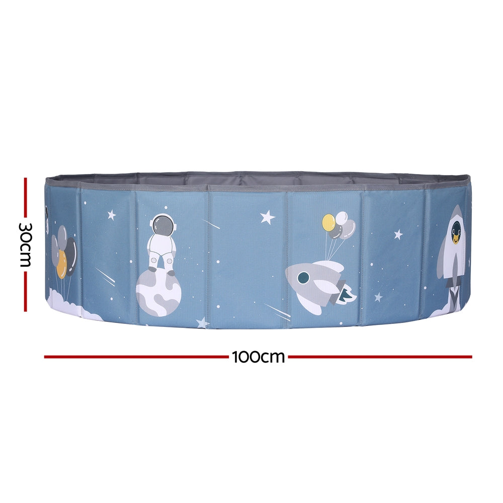 Keezi Toddler Ball Pit Foldable Playhouse Blue