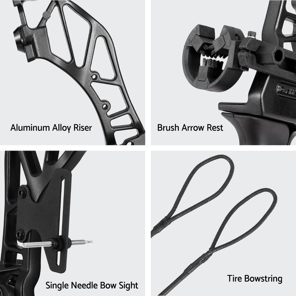 Everfit 55lbs Recurve Takedown Bow Arrow Set Beginner Archery Red