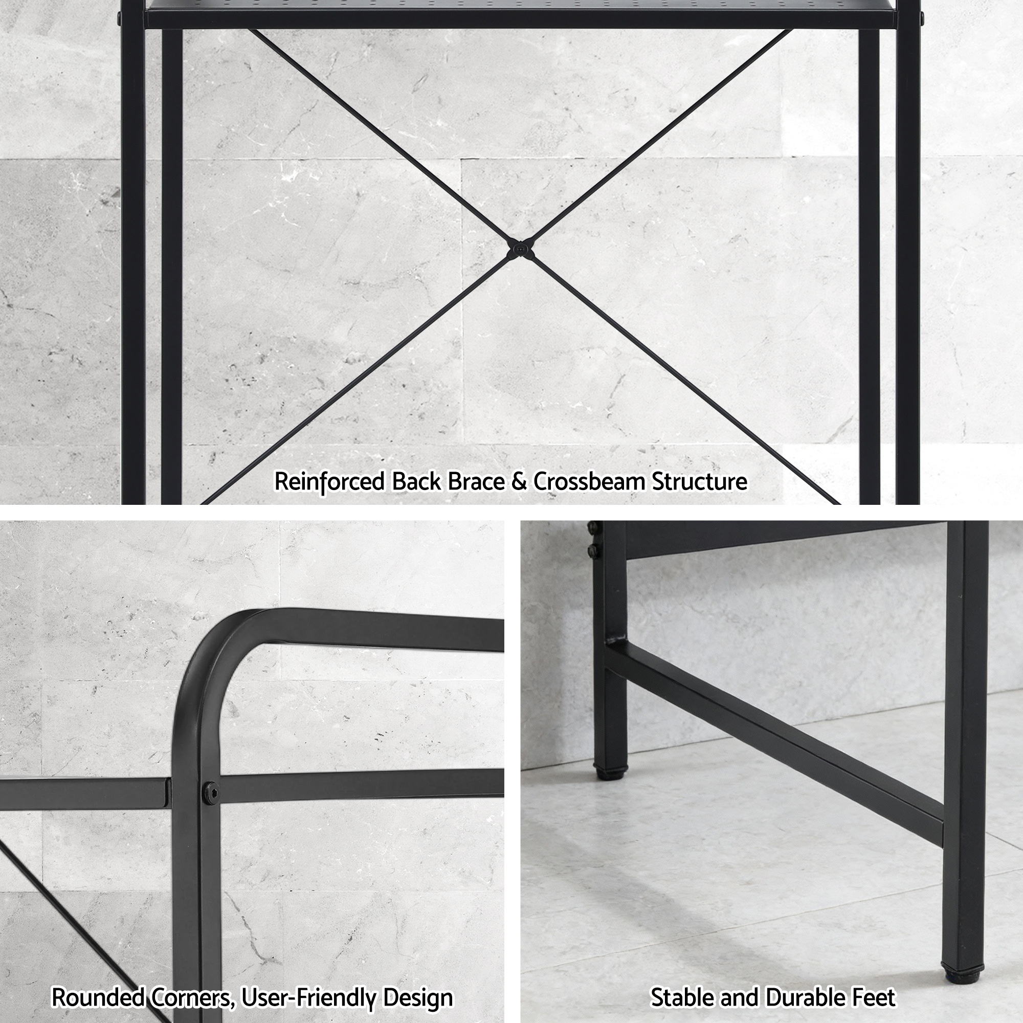 Artiss Bathroom Storage Shelf Over Washing Machine Toilet 3 Tier