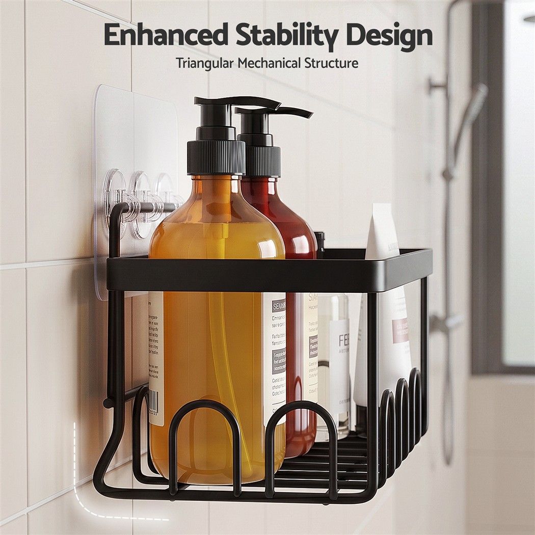 Artiss Shower Caddy Metal Bathroom Organiser Rust Resistant 6 Pack