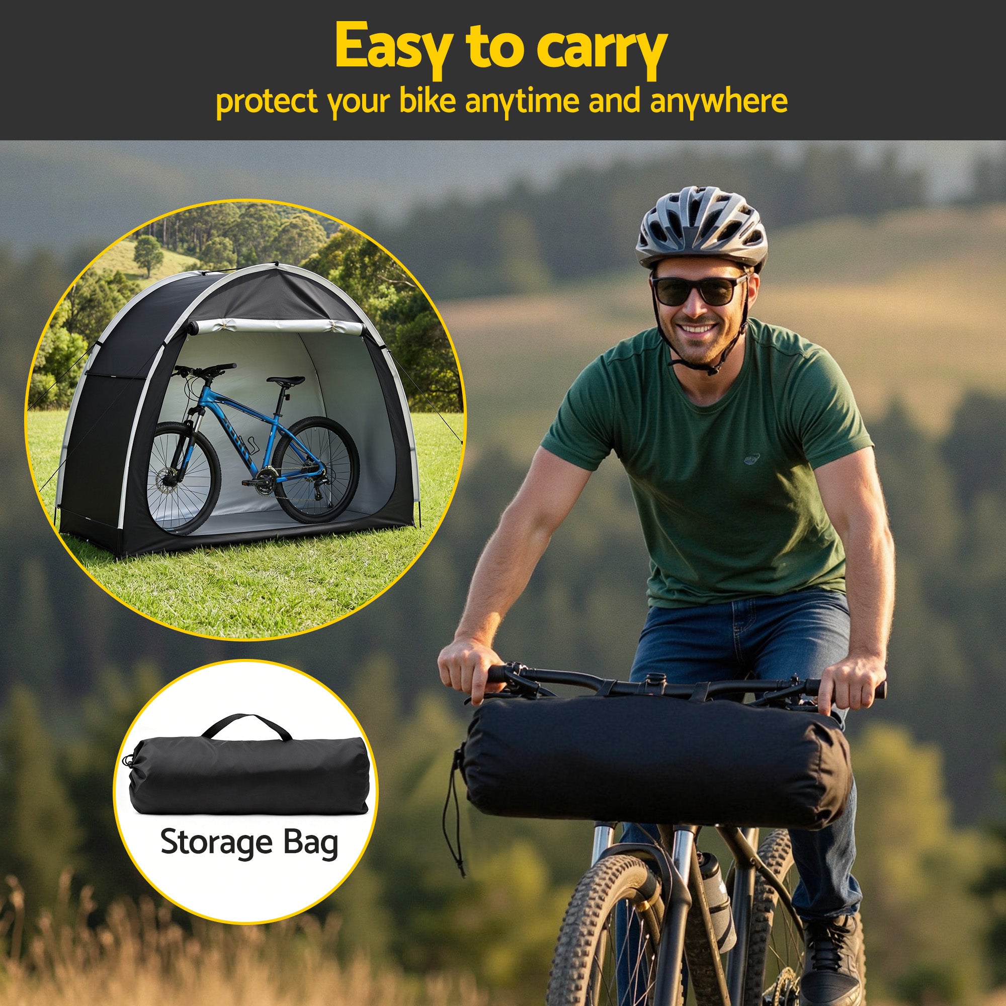 Giantz Bike Storage Tent Waterproof Outdoor UV Protection Shelter w/ Large Space