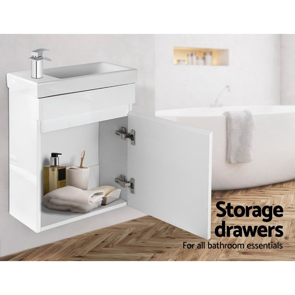 Cefito 400mm Vanity Unit with Basin White