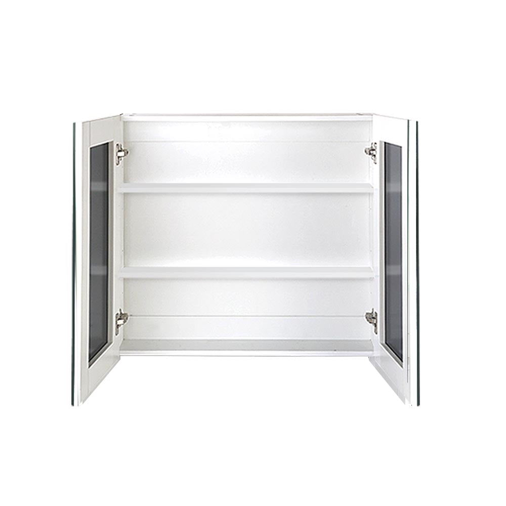 Cefito 750x720mm White Bathroom Mirror Cabinet