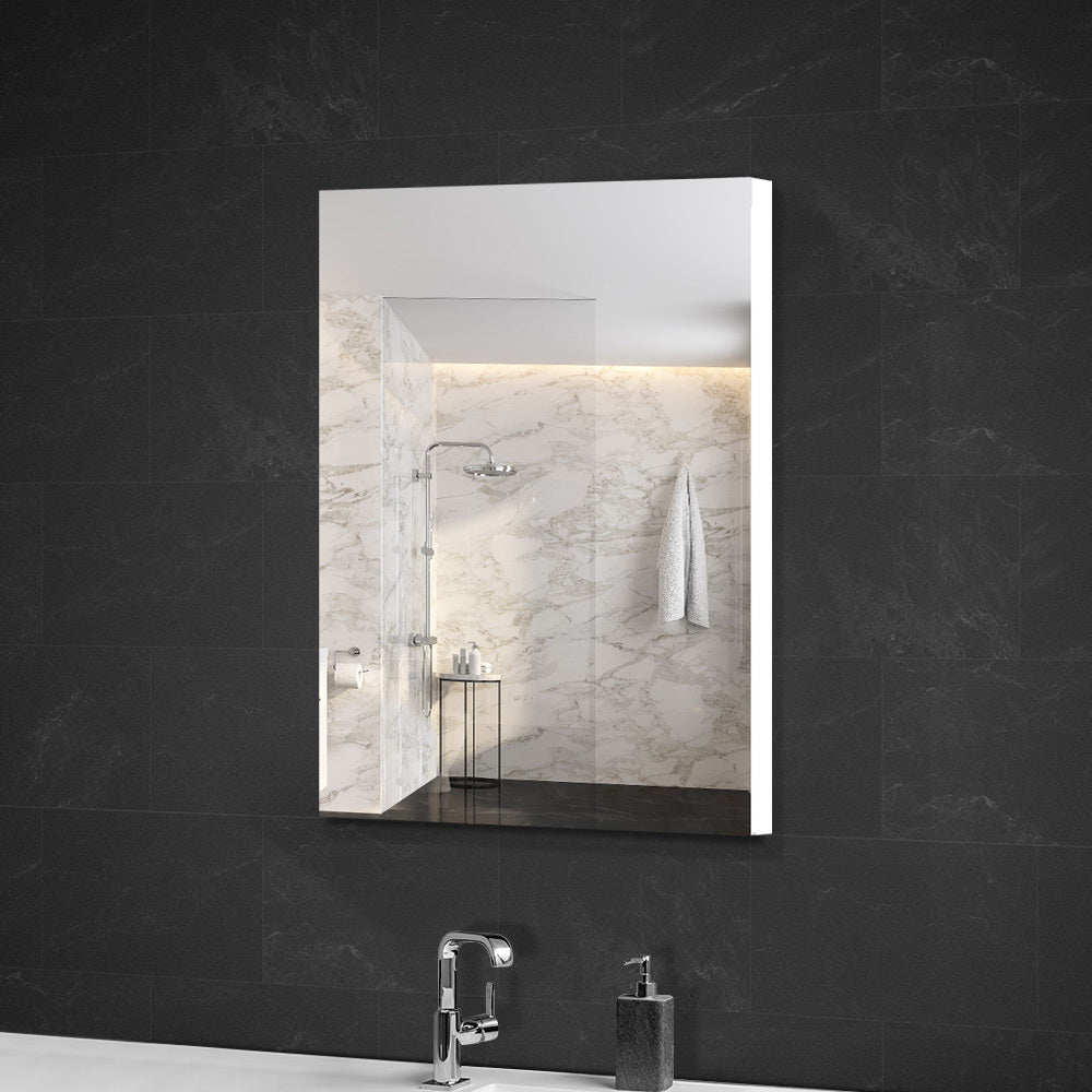 Cefito Bathroom Mirror Cabinet 450x720mm White High Gloss MDF