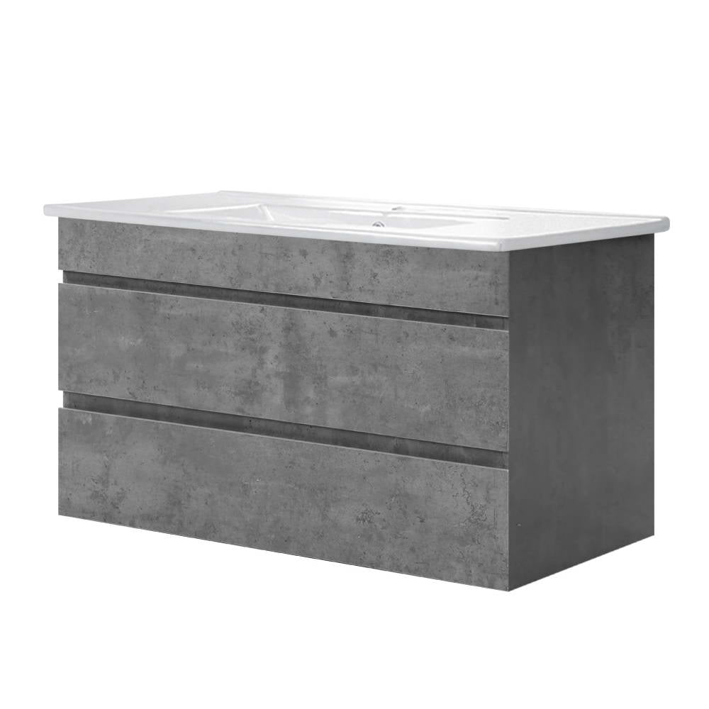 Cefito 915mm Bathroom Vanity Unit Grey Basin