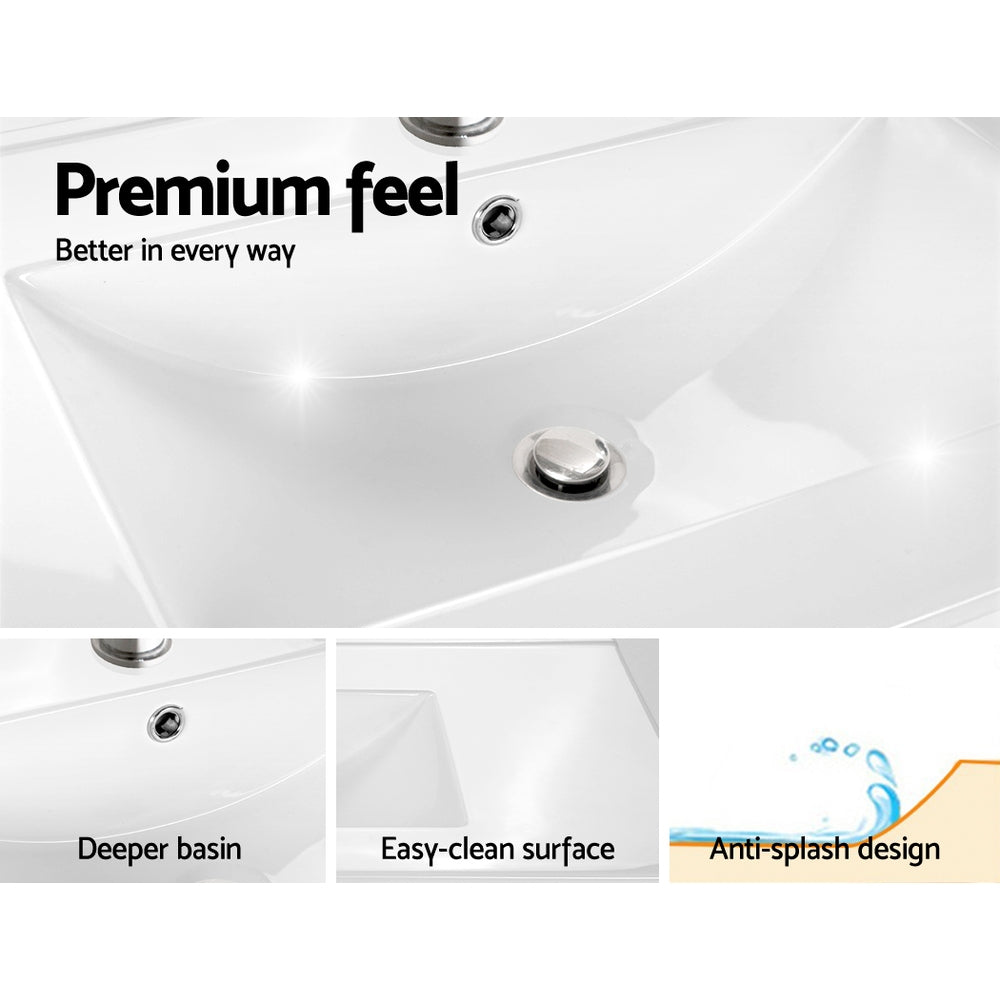Cefito 915mm Bathroom Vanity Unit Grey Basin