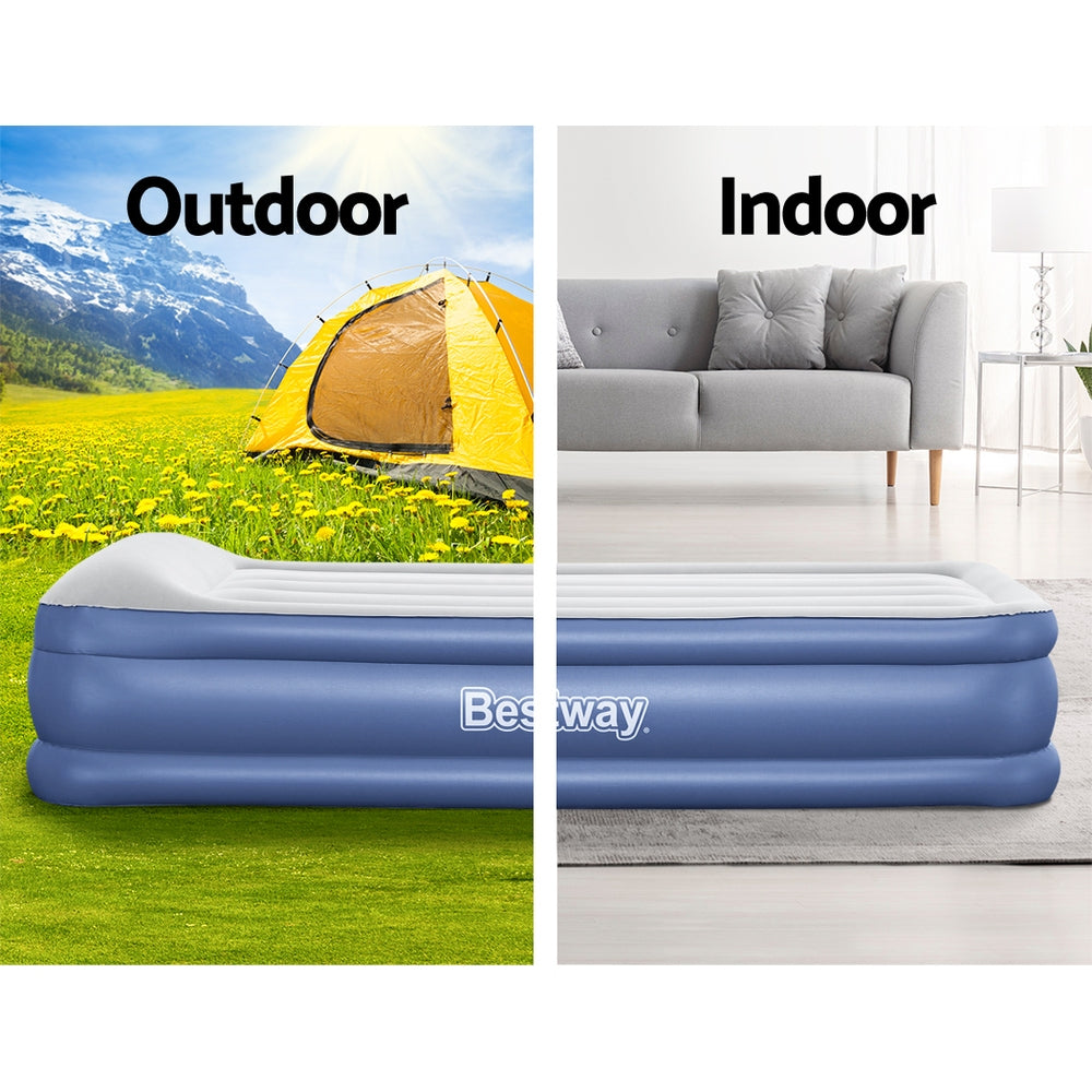 Bestway Single Air Mattress Inflatable 46cm Navy