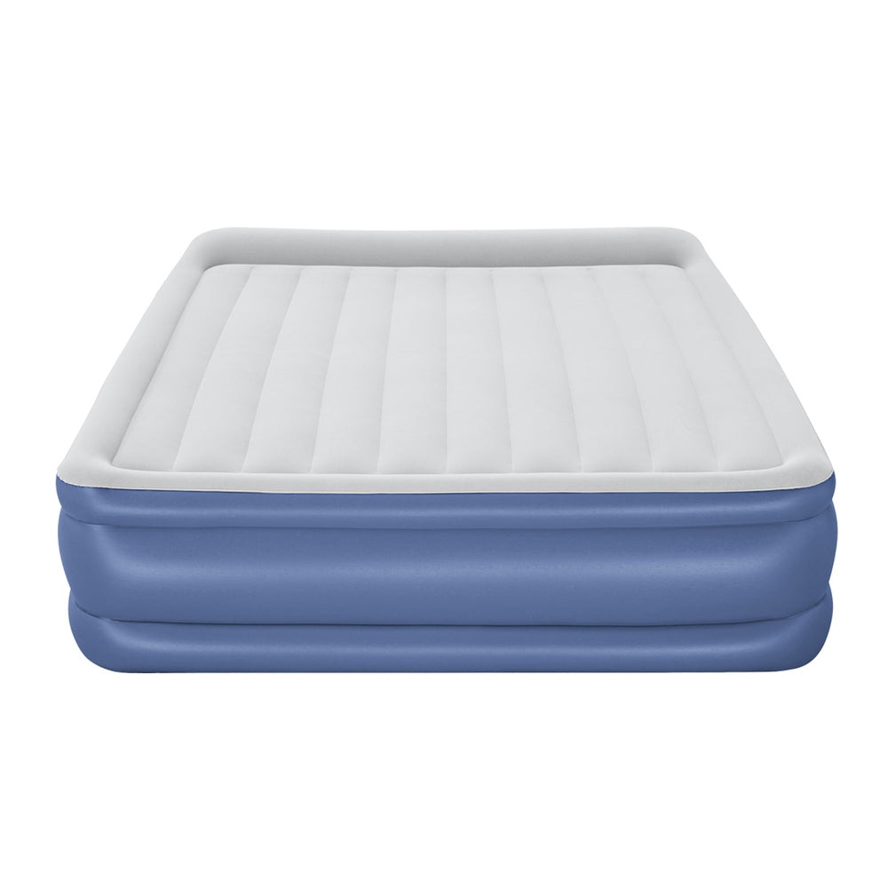 Comfort Quest King Air Mattress Inflatable Bed 56cm Blue