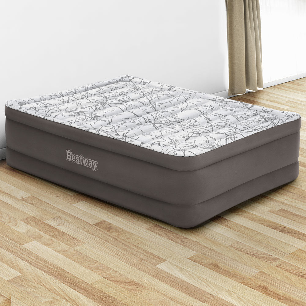 Bestway Queen Air Mattress Inflatable Bed 56cm Grey
