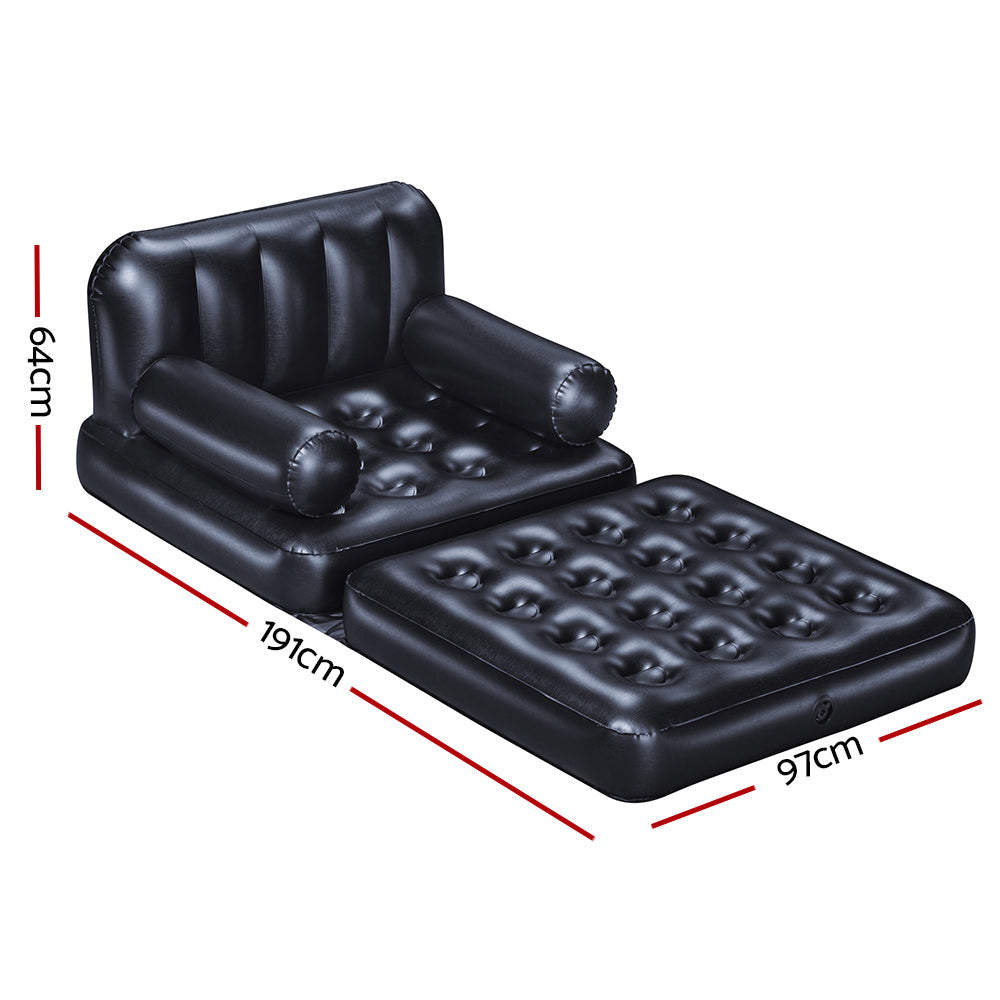 Bestway Inflatable Air Lounger 4-in-1 Black PVC