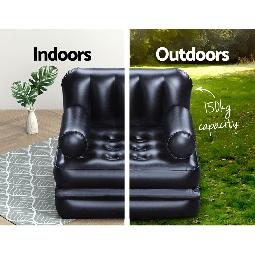 Bestway Inflatable Air Lounger 4-in-1 Black PVC