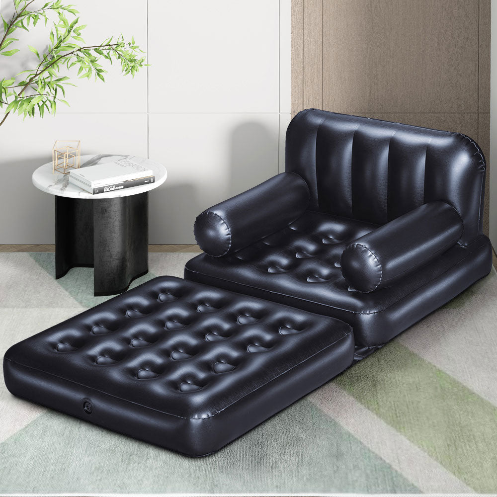 Bestway Inflatable Air Lounger 4-in-1 Black PVC