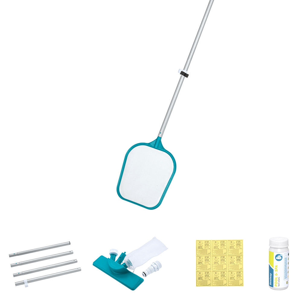 Bestway Pool Maintenance Kit Cleaner Vacuum Dispenser Thermometer