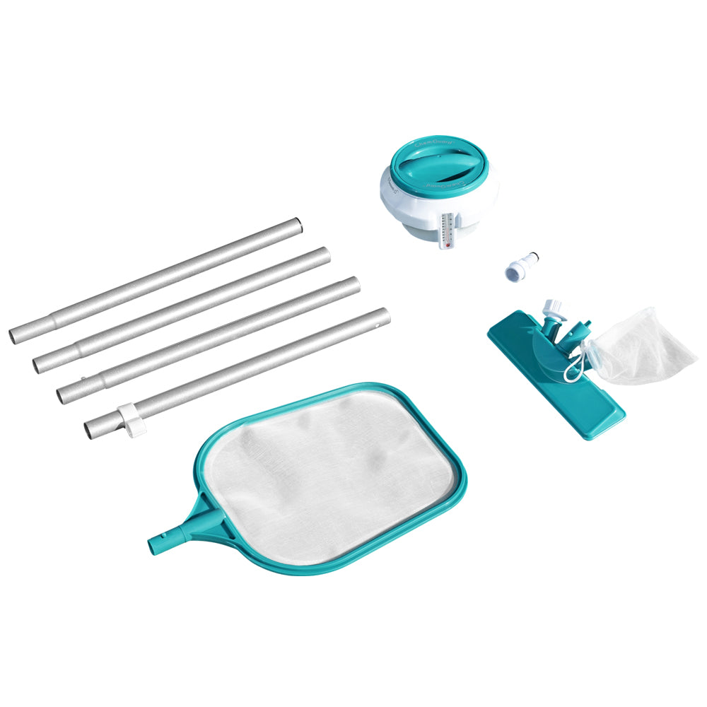 Bestway Pool Maintenance Kit Cleaner Vacuum Dispenser Thermometer