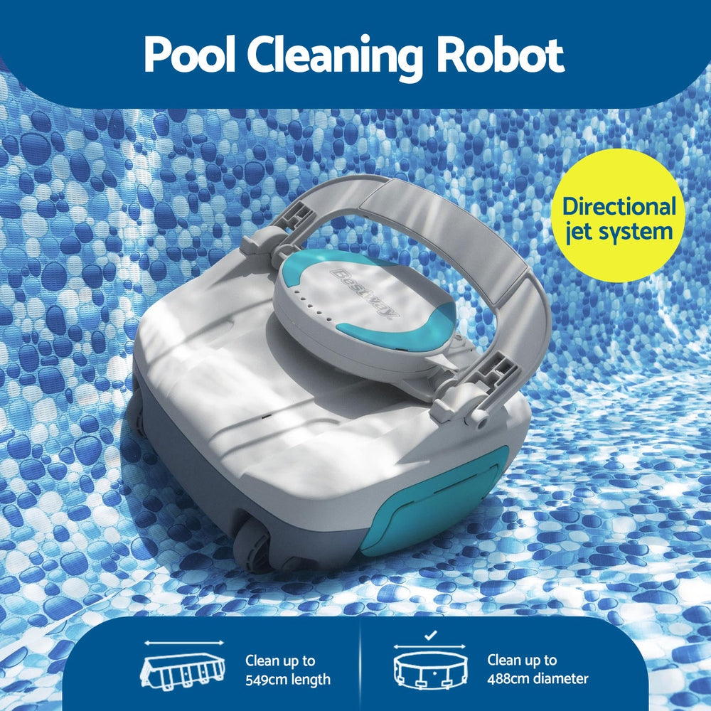 Bestway Cordless Robotic Pool Cleaner Automatic Grey