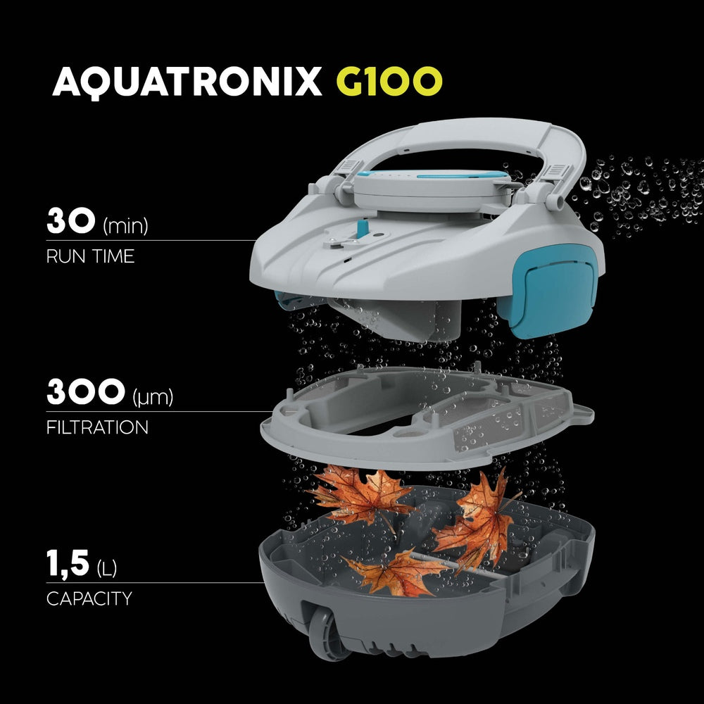 Bestway Cordless Robotic Pool Cleaner Automatic Grey