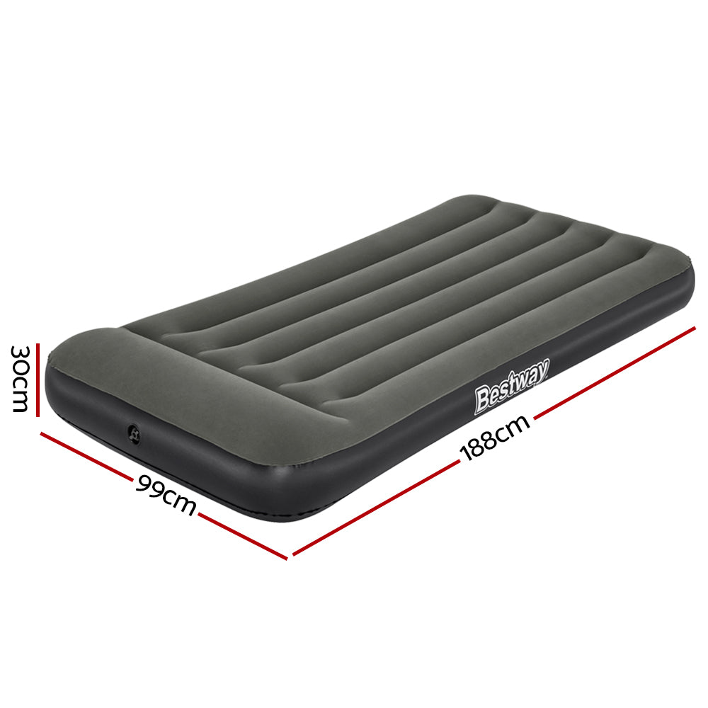 Bestway Single Air Mattress Inflatable Bed 30cm Grey