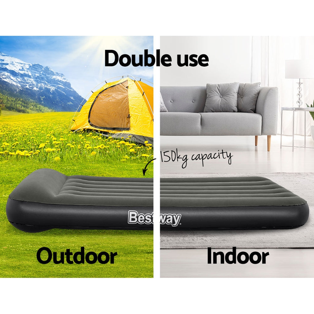 Bestway Single Air Mattress Inflatable Bed 30cm Grey